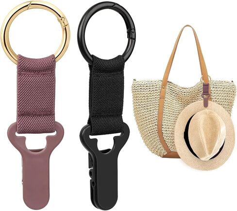 Niveaya Hat Clip for Travel on Bag - 2 Pack, Vacation Beach Cruise Essentials Accessory for Travel Handbag Backpack Luggage in Saudi Arabia