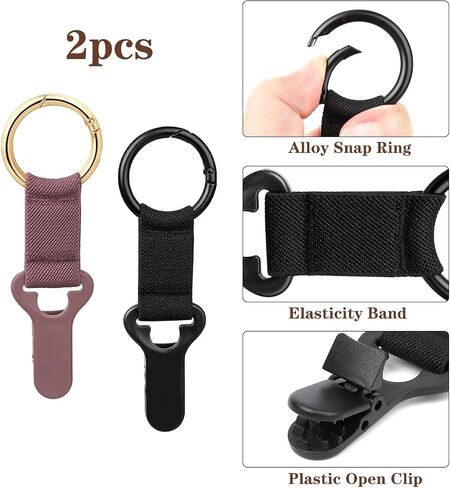 Niveaya Hat Clip for Travel on Bag - 2 Pack, Vacation Beach Cruise Essentials Accessory for Travel Handbag Backpack Luggage in Saudi Arabia