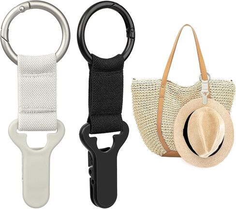 Niveaya Hat Clip for Travel on Bag - 2 Pack, Vacation Beach Cruise Essentials Accessory for Travel Handbag Backpack Luggage in Saudi Arabia