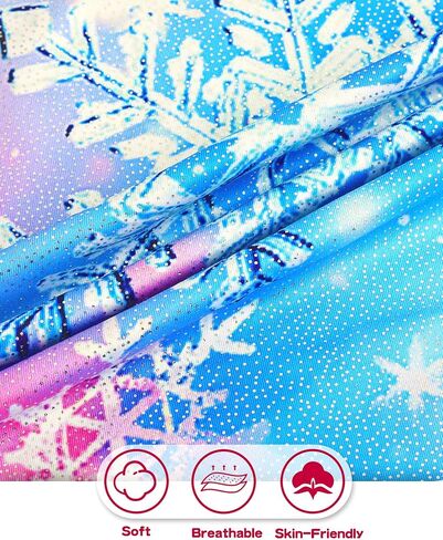 Girls Gymnastics Leotards Sleeveless Tumble Outfit with Removable Skirt Kids Dance Dress Combo in Kuwait