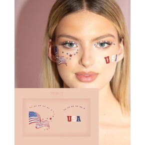 تواجه شركة USA Flag & Stars ملصقات بواسطة Mercy London 4th July Costume Associory