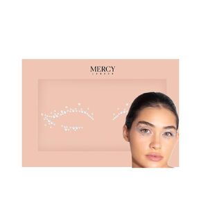 Cat Eye Crystal Eye Jewels by Mercy London Beauty Costume Associory Face Gems Jewels All in One Sticker
