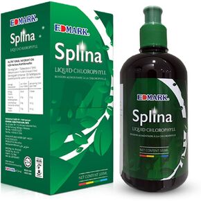 Splina Liquid Chlorophyll - Boost Immune System | يقلل من التجاعيد والشيخوخة | حماية الأشعة فوق البنفسجية | يوازن مستويات القلوية والحمض في الجسم (500 مل)