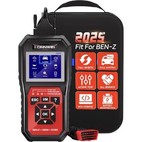 KONNWEI OBD2 Scanner fit for Mercedes Benz Sprinter Smart,obd2 Scanner Diagnostic Tool,All Reset Service,Complete OBD 2 Function, Full Vehicle System scan,Oil、EPB、ESP、ECU Reset, etc.