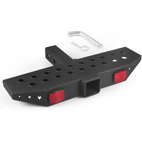 1000LBS Hitch Step with 2 inch Hitch Receiver＆Safety Reflectors for RV SUV Truck Flatbed Camper