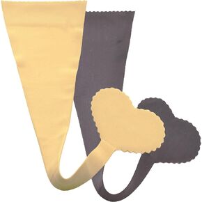 2 لاصق قابل لإعادة الاستخدام ثونغ الأسود البيج beige bithless thong c string الملابس الداخلية لزجة