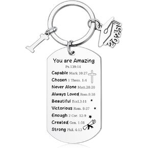 Memgift 2025 Graduation Gifts for Her Him Graduation Keychain for College Masters Graduate Gifts Ideas