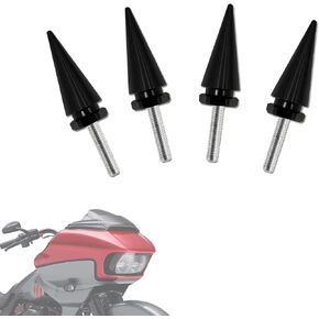 Motorcycle Windshield Bolts Windscreen Trim Spike Screws Fairing Bolts Compatible with Harley Davidson Road Glide 2015-2024