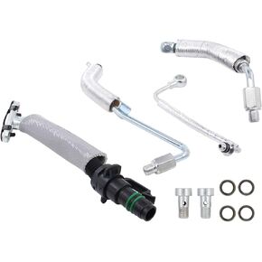 MOTOKU Turbo Oil Return Drain Line and Oil Feed Pipe Kit for Chevrolet Trax Sonic 2012-2020 Cruze 2011-2019 for Buick Encore 2013-2021 1.4L
