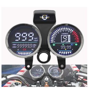 مقياس سرعة الدوران لسرقة سرعة الدراجات النارية لسوزوكي GN125 GN 125 125CC 150CC Assection Assection Digital Association Dual Gauge LED Tachom