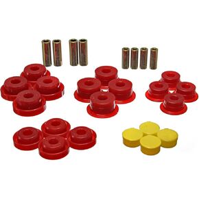 Energy Suspension 2.3107R Rear Control Arm Bushing Set for Jeep TJ