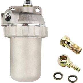 Fuel Strainer Assembly 124790-55601 Compatible with Yanmar Engine 1GM 2GM 3GM 1GM10 2GM20 3GM30
