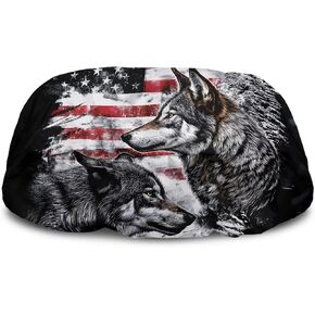غطاء Winch Cover Rustproof & Waterproof Blue Winch Cover Cover Cover Weather Automotive Winch Accessories (American Flag Ailt Painting) in Kuwait