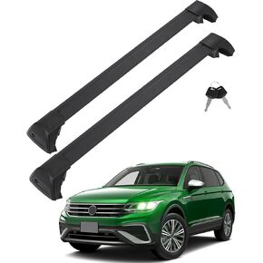 فيليكفالو قابلة للقفل 220 رطلا رف سقف القضبان ل Subaru Forester 2014-2025 ، قضبان السقف من الأشرار الشاقة في حاملة البضائع ، كاياك ، الدراجة ، الأمتعة