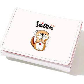 Axolotl Wallet For Teens Kids Girls Age 6,7,8,9,10,11,12, Small Slim Thin Mini Compact Women Wallet, Animal Lovers Gifts Stuff, Cash Card Coin Pocket Window For Female!