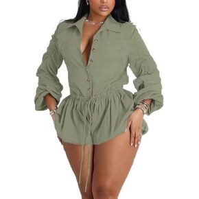 Molisry Women's Tshirt Dress Rompers regy مرنة خصر الفواني