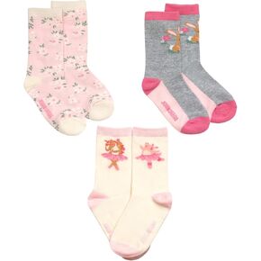 John Deere Truck Farm Animal 3 Pack Non-Slip Grip Crew Socks Toddler to Little Kid Sizes (2T-4T - 4-6) in Kuwait