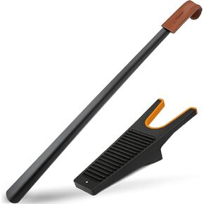 ZOMAKE Boot Jack for Cowboy Bundle with Extra Long Shoe Horn for Seniors