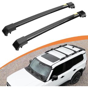 Roof Rack Cross Bars for 2024-2025 Toyota Land Cruiser Prado LC250 J250-200LBS OEM Style Aluminum Alloy Lockable Cargo Carrier Rails