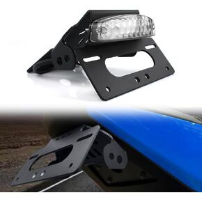 مزيل دراجة نارية من Xitomer مناسبة لـ GSX-8S / GSX-8R 2024 Tail Tiledy متوافق مع GSX-8S 2023-2024 / GSX-8R 2024 حامل لوحة الترخيص مع ضوء لوحة الذيل / ترخيص (دخان)