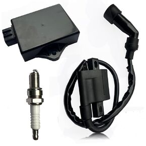Ignition Coil CDI Box & Spark Plug for Yamaha Bear Tracker 250 YFM250X 2001-2004 Replacement #4XE-85540-00-00