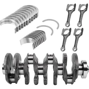 06H105021M 2.0L Engine Crankshaft Con Rods Bearings Kit Compatible with 2008-2015 VW Passat CC Eos Jetta Tiguan Beetle Au-di A3 Q3 TT 2.0 L