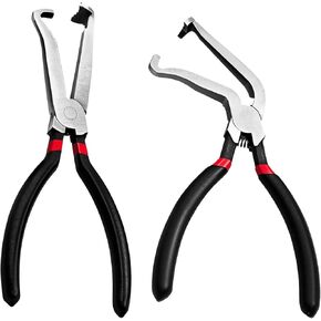 2PCS CLASTICAL DISCLONCT CLIRS 37960 ، كماشة موصل كهربائي للسيارات ، وخط فرن ، خطوط الوقود ، مجموعة ، خراطيم ، خراطيم فصل أدوات قطع الاتصال (1*RED 60 °+1*RED STRASH)