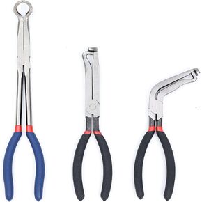3pcs انزلاق الكهربائية للسيارات ، كماشة موصل كهربائي ، مخططات خرطوم مخطوطة ، قم بقطع خط الوقود ، أدوات قطع الاتصال ، أدوات كهربائية للسيارات لمقابس نمط علامة تبويب الدفع