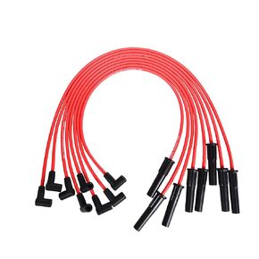 RLP Silicone Spark Plug Wires Set 8.0mm Blue Replacement for Ford FE 332, 352, 360, 390, 406, 410, 427 + 428 Fit Big Block Ford HEI 351C, 351M, 400M, 429 +460