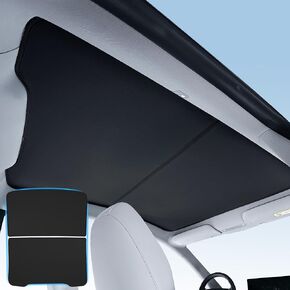 2025 Model Y Sunshade for Tesla Juniper Upgrade,No Sagging No Gaps Insulation Heat & UV Protection Glass Roof Sunshade Accessoires