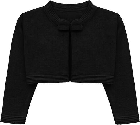 Lilax Little Girls 'Knit Long Sleeve Bowknot Closure Bolero Cardigan in Kuwait
