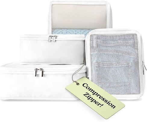 مكعبات تعبئة ضغط فاندل لتوفير الفضاء للنساء والرجال والاحتفال بالملاحظة مكعبات تعبئة أمتعة منظمات أمتعة لأمتعة للأمتعة وحقائب الظهر ، مكعب حقيبة حقيبة. in Kuwait