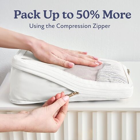 مكعبات تعبئة ضغط فاندل لتوفير الفضاء للنساء والرجال والاحتفال بالملاحظة مكعبات تعبئة أمتعة منظمات أمتعة لأمتعة للأمتعة وحقائب الظهر ، مكعب حقيبة حقيبة. in Kuwait