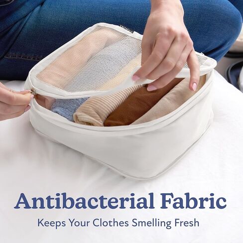 مكعبات تعبئة ضغط فاندل لتوفير الفضاء للنساء والرجال والاحتفال بالملاحظة مكعبات تعبئة أمتعة منظمات أمتعة لأمتعة للأمتعة وحقائب الظهر ، مكعب حقيبة حقيبة. in Kuwait