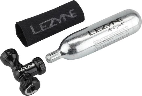 منفاخ إطارات الدراجة من Lezyne Control Drive CO2، الرأس فقط، الطريق، الجبل، مجموعة مسطحة لدراجة الحصى، ثاني أكسيد الكربون الملولب، صمام بريستا أو شريدر، فضي in Saudi Arabia