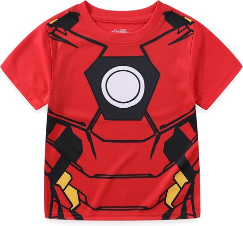 Marvel Spider-Man Miles Morales Avengers Boys 2 Piece T-Shirt and Active Mesh Shorts Set for Toddler and Big Kids in Saudi Arabia