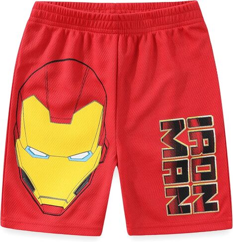 Marvel Spider-Man Miles Morales Avengers Boys 2 Piece T-Shirt and Active Mesh Shorts Set for Toddler and Big Kids in Saudi Arabia