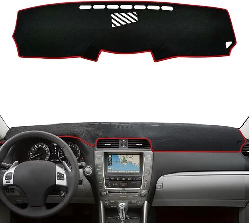 Car for Lexus IS250 IS350 Dash Cover 2013 2012 2011 2010 2009 2008 2007 2006 Dashboard Cover Mat Custom Fit Lexus IS250 IS350 2006-2013 Protector Mat, Black in Kuwait