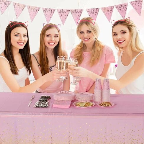 25Pcs Cat Ears Headbands for Women Plastic Kitty Hairbands Cat Ear Hair Hoops Halloween Decorations Hair Accessories for Women Favor for Party Costume Daily Wearing in Kuwait