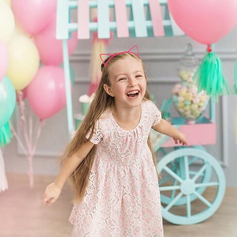 25Pcs Cat Ears Headbands for Women Plastic Kitty Hairbands Cat Ear Hair Hoops Halloween Decorations Hair Accessories for Women Favor for Party Costume Daily Wearing in Kuwait