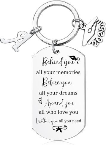 Memgift 2025 Graduation Gifts for Her Him, Class of 2025 Inspirational Keychain Gifts for College High Graduation in Saudi Arabia