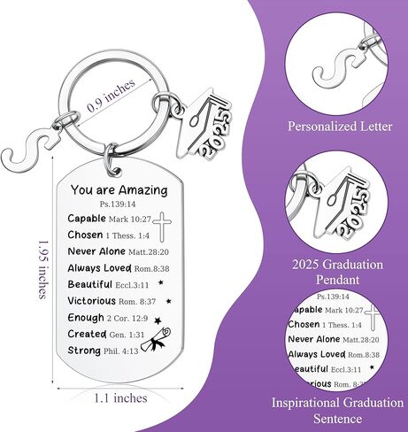 Memgift 2025 Graduation Gifts for Her Him Graduation Keychain for College Masters Graduate Gifts Ideas in Kuwait