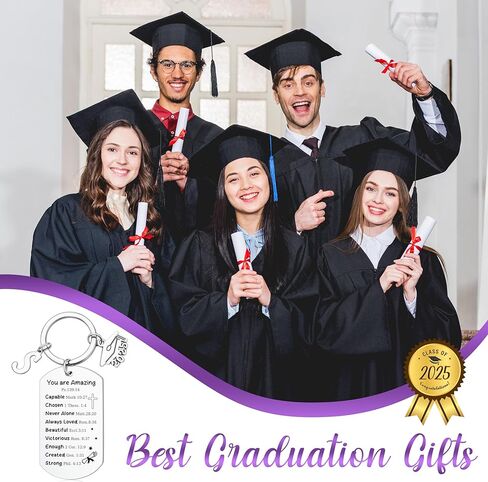 Memgift 2025 Graduation Gifts for Her Him Graduation Keychain for College Masters Graduate Gifts Ideas in Kuwait