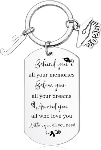 Memgift 2025 Graduation Gifts for Her Him, Class of 2025 Inspirational Keychain Gifts for College High Graduation in Saudi Arabia