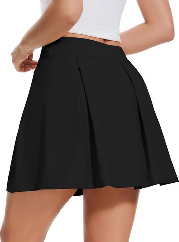 MOTEEPI TENNIS SKIRT مع شورتات شورت غولف رياضي للنساء مع جيوب من أجل التمرين غير الرسمي Runnig in Kuwait
