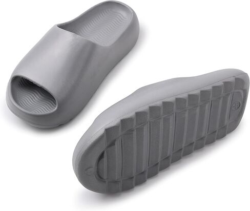 sharllen Cloud Slides for Kids Lightweight Non-Slip Pillow Slippers Open Toe Comfy Toddler Boys Girls Cloud Cushion Slide Sandals for Indoor Outdoor Bathroom Shower Pool Beach Slippers in Saudi Arabia