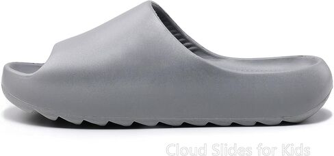 sharllen Cloud Slides for Kids Lightweight Non-Slip Pillow Slippers Open Toe Comfy Toddler Boys Girls Cloud Cushion Slide Sandals for Indoor Outdoor Bathroom Shower Pool Beach Slippers in Saudi Arabia