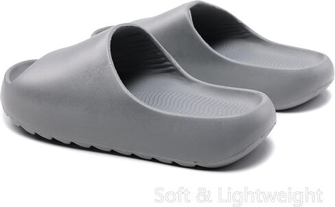 sharllen Cloud Slides for Kids Lightweight Non-Slip Pillow Slippers Open Toe Comfy Toddler Boys Girls Cloud Cushion Slide Sandals for Indoor Outdoor Bathroom Shower Pool Beach Slippers in Saudi Arabia
