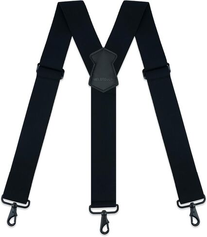 MELOTOUGH Suspenders for Men 2 Inch Wide Y Back Adjustable Elastic Big and Tall Suspenders with Swivel Hooks for Jeans in Kuwait