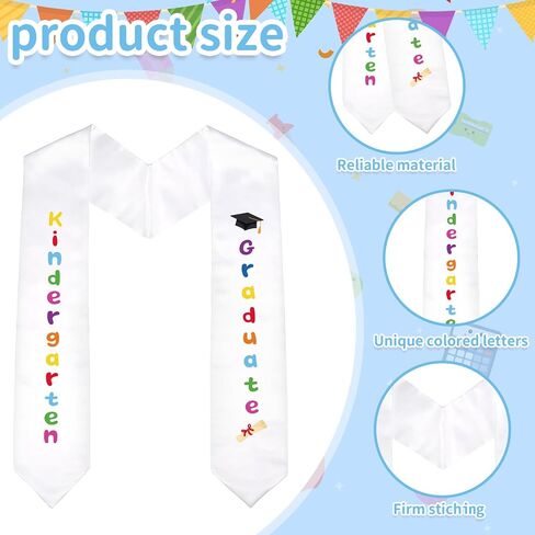 Kids Graduation Sash Kindergarten Preschool Graduation Sash Kindergarten Preschool Graduation Stole for Kids in Saudi Arabia